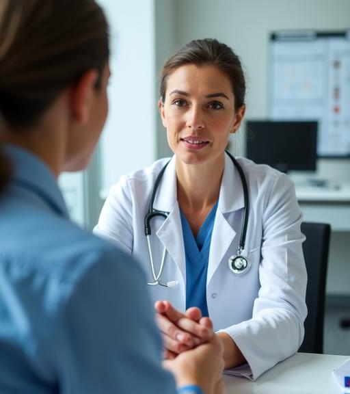 Médico urólogo en consulta privada de salud prostática